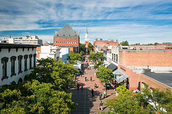 Church Street Marketplace Burlington Vermont