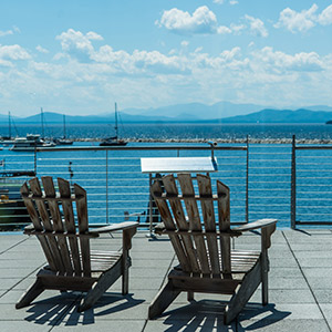 Lake Champlain from Burlington Waterfront Park
