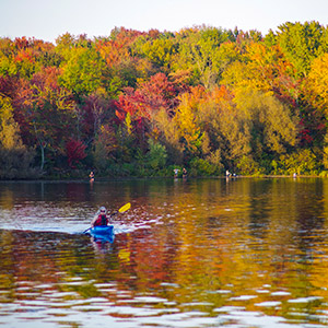 Kayaking on Lake Iro